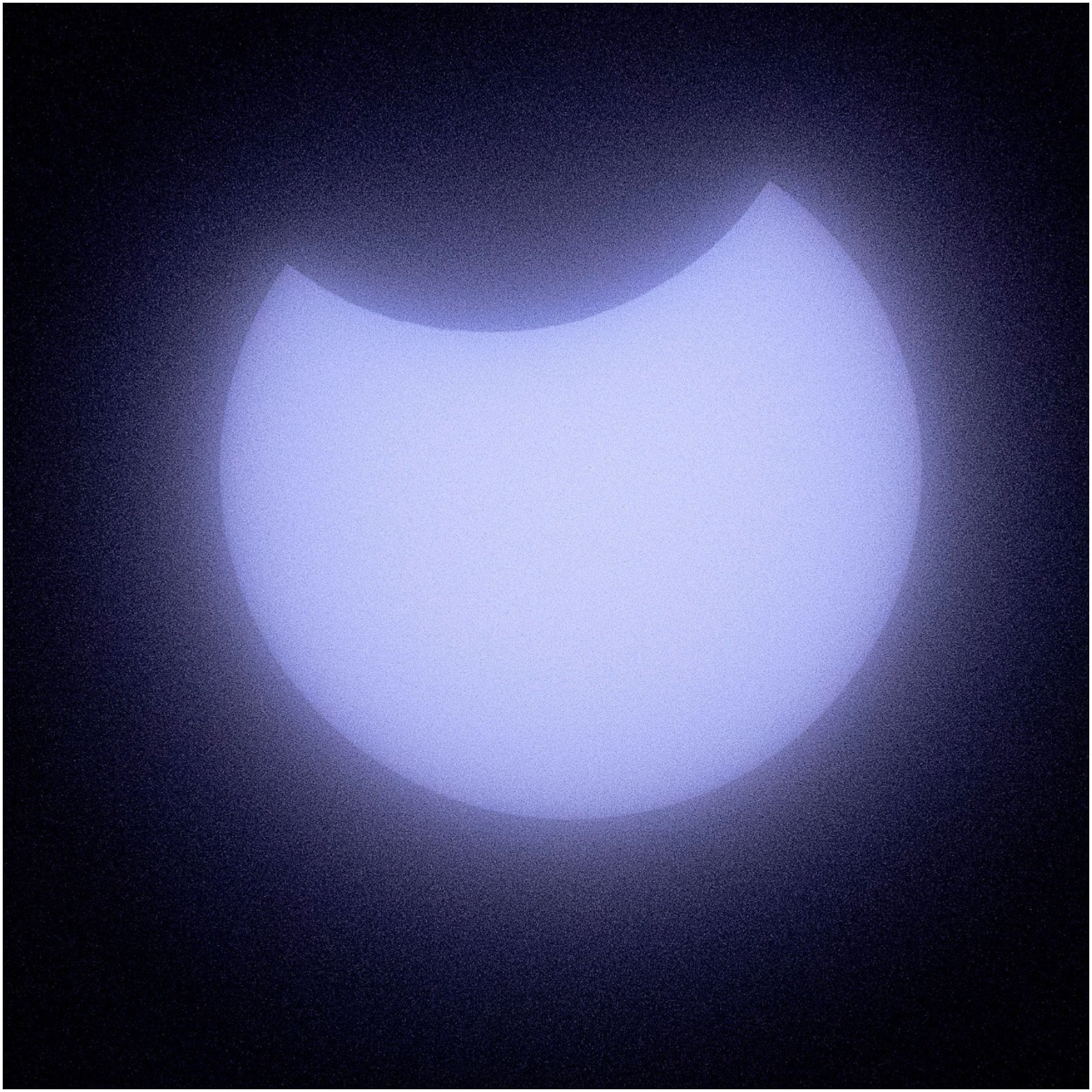 Partial solar eclipse is seen over Brorfelde Observatory in Denmark, on June 10, 2021. (Image: Reuters file)