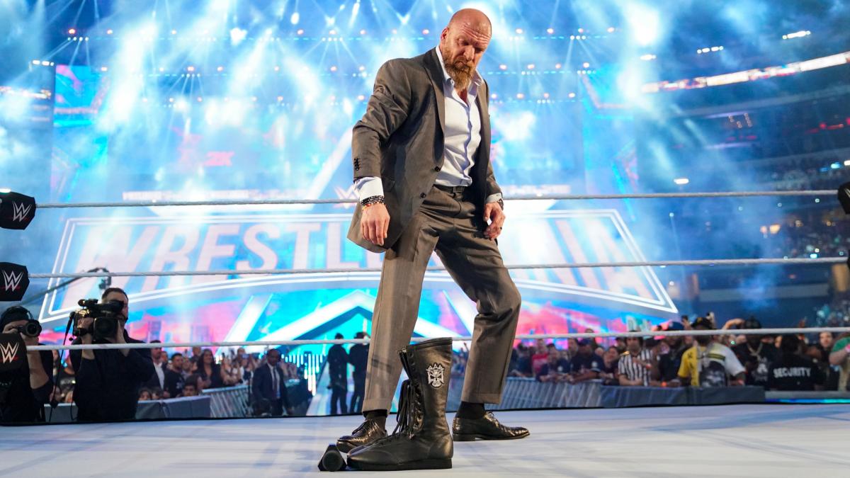 Triple h wrestlemania 38