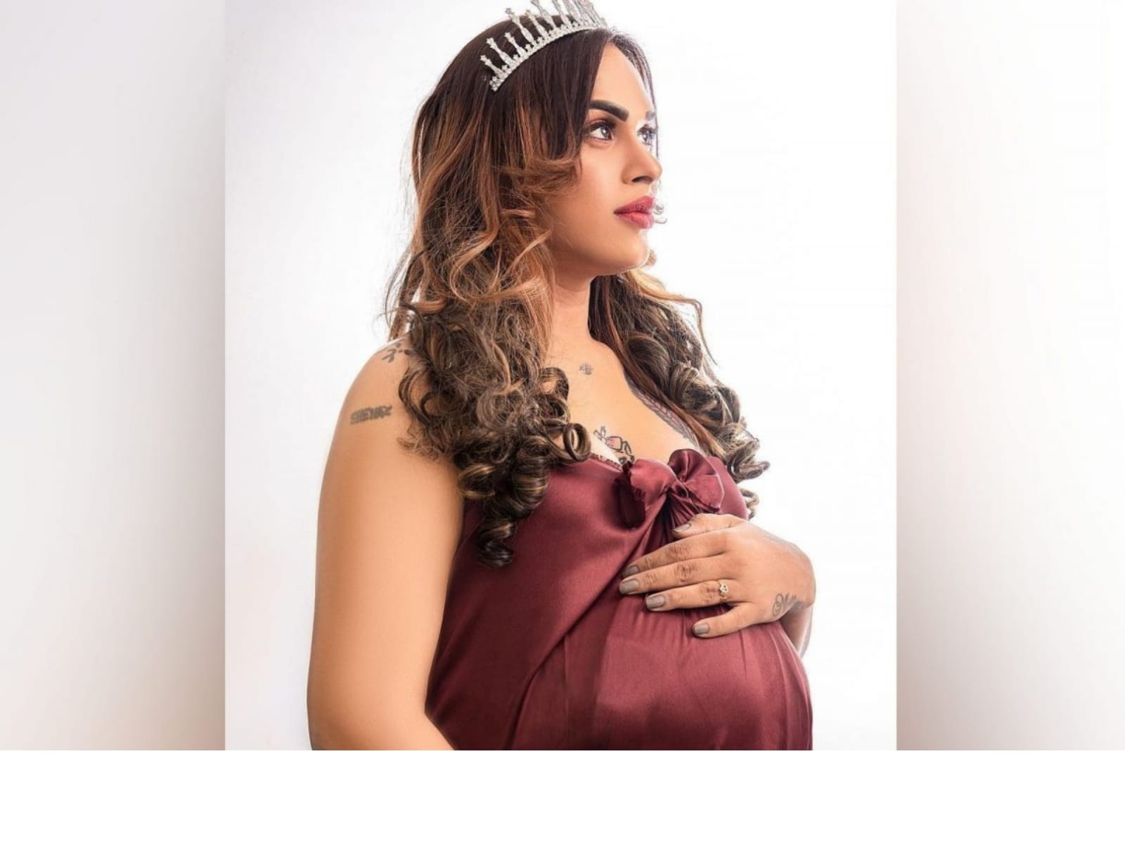 Shakeelas Adopted Daughter Milla Shares Photo Posing As A Pregnant Woman