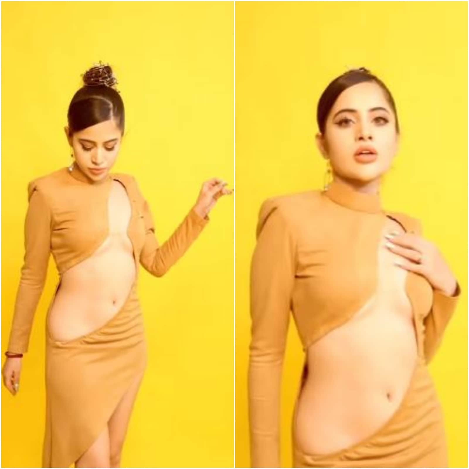 Urfi Javed Drops Jaws With Her Bold Cone Shape Bra, Troll Asks