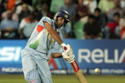 Yuvraj Singh smashed six sixes in an over against Stuart Broad in 2007 T20 World Cup (Reuters Photo)