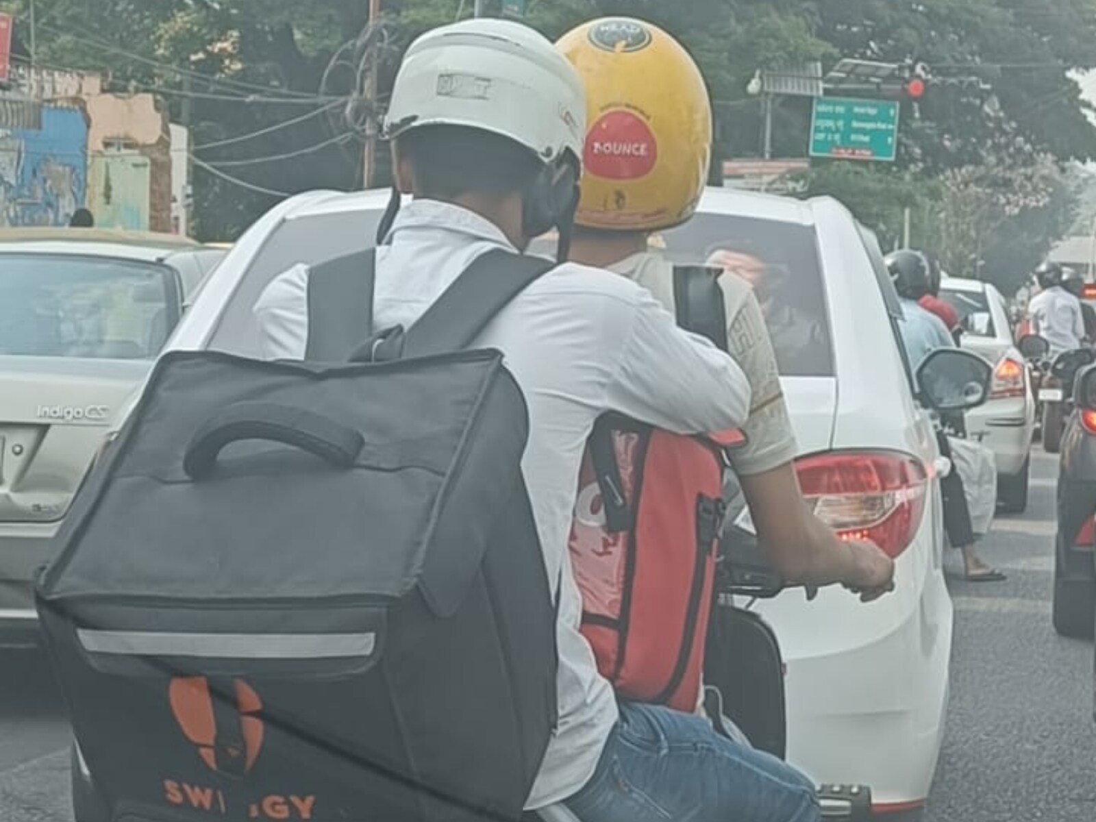 Hot Shot Printed Swiggy Food Delivery Bag at Rs 410/bag in Hyderabad | ID:  23078124833