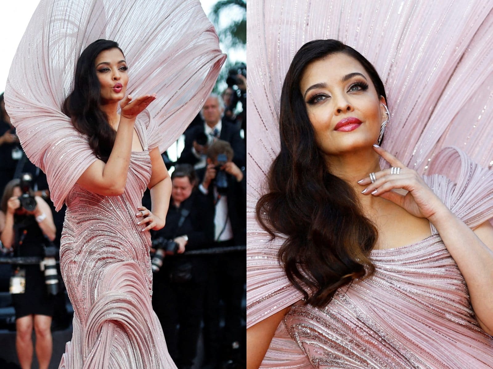 Cannes 2022 Aishwarya Rai Bachchan Steals The Limelight in Breathtaking Glass Gown; See Pics image image