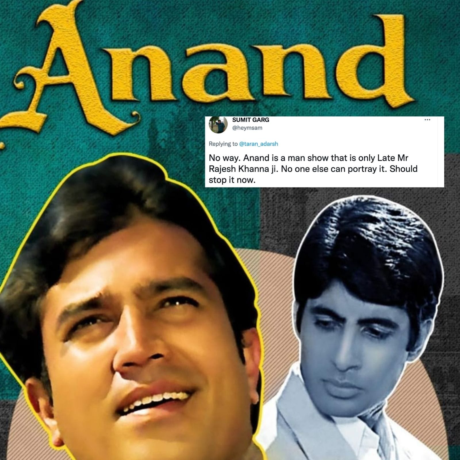 Rajesh Khanna's 'Anand' to Have a Remake and Bollywood Fans Have