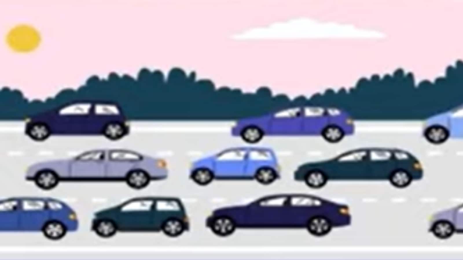Can You Spot the Rogue Car in This Optical Illusion in Less Than a Minute?