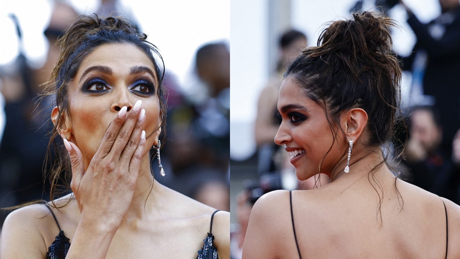 Deepika Padukone Sexy And Naked Video - Deepika Padukone Blows Kiss in Super Hot Embellished Gown on Cannes Red  Carpet; See Pics - News18
