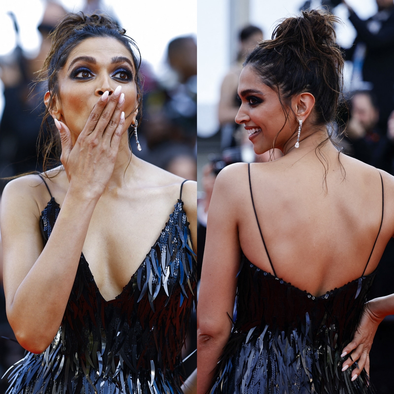 1600px x 1600px - Deepika Padukone Blows Kiss in Super Hot Embellished Gown on Cannes Red  Carpet; See Pics - News18