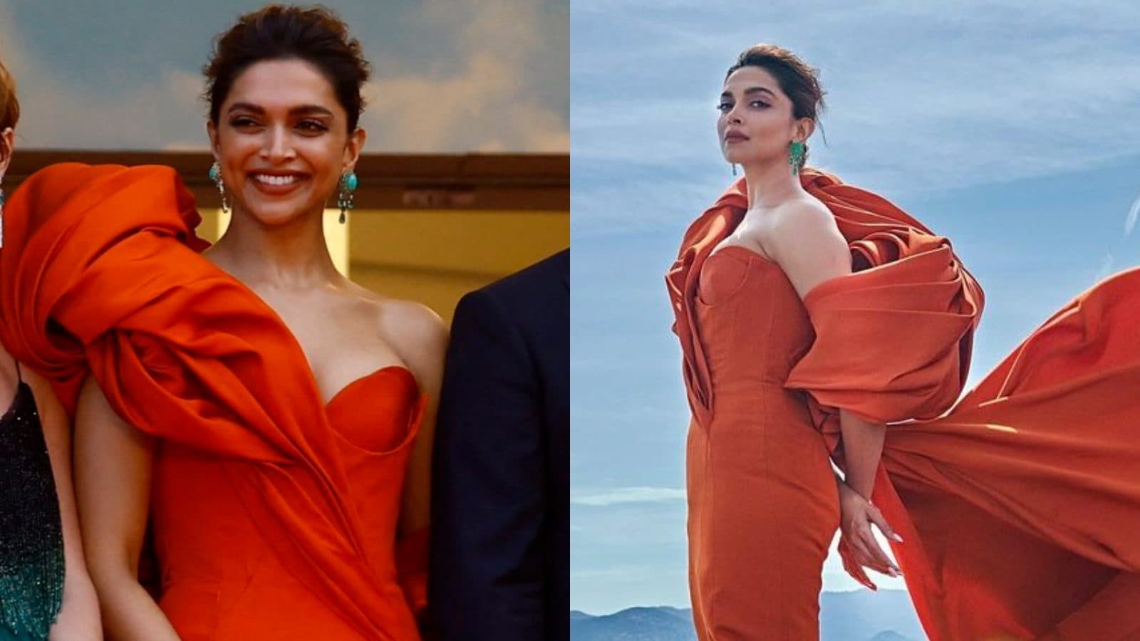HELLO! India - Deepika Padukone looked gorgeous in an off-shoulder pale  pink gown at the L.A. premiere of XXX: The Return of Xander Cage #Hollywood  #Bollywood #DeepikaPadukone #RedCarpet #Beautiful #Actress #Fashion  #LosAngeles #