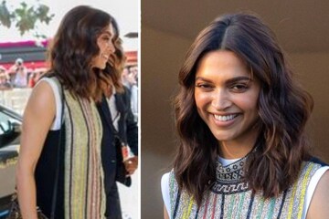 Deepika Padukone Wears A Shimmery Louis Vuitton Dress With Boots For Cannes  Jury First Look