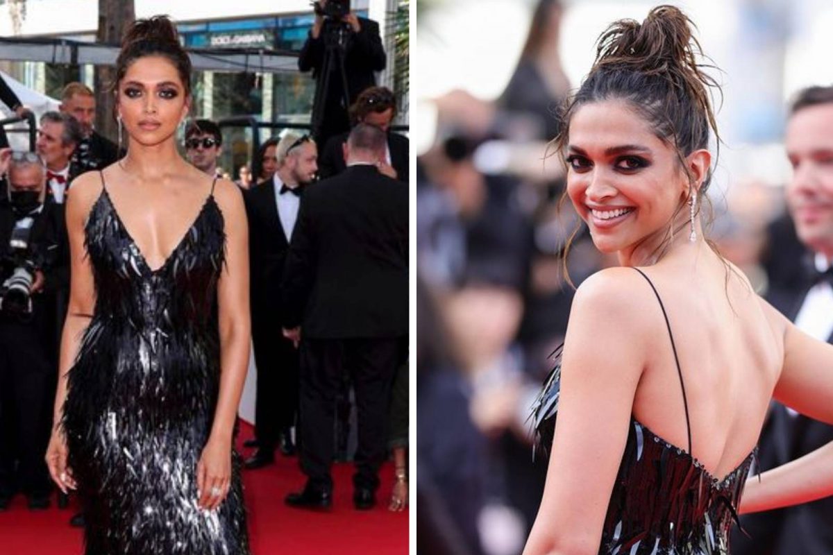 Deepika Padukone Stuns in Sultry Black Custom Louis Vuitton Gown at Cannes  Red Carpet - News18