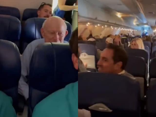 WATCH: Flight Crew, Passengers Join Hands to Celebrate Man&rsquo;s 95th