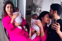 Debina Bonnerjee Cradles Daughter Lianna, Gurmeet Chaudhary Captures Precious Moment; Watch