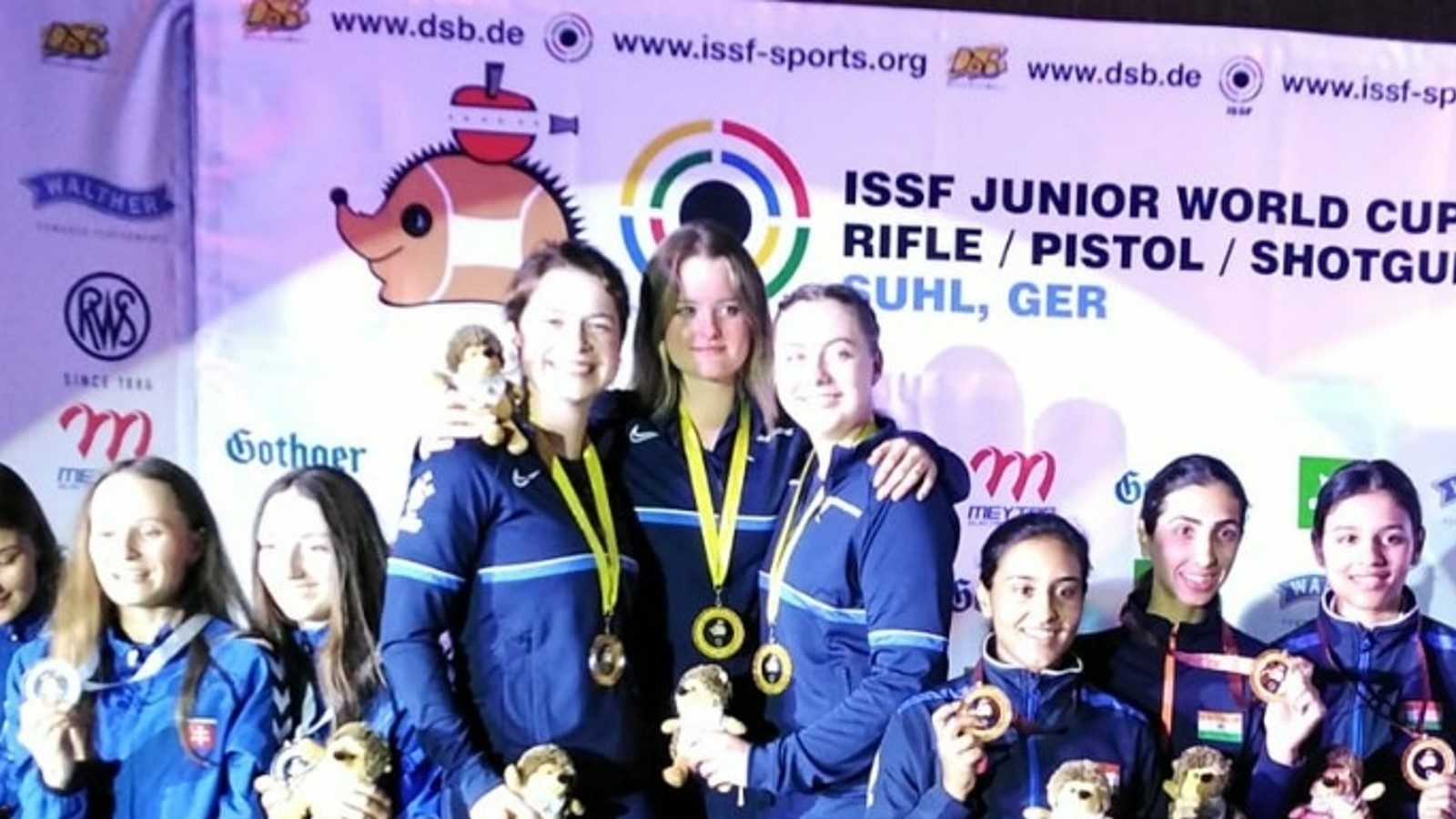 ISSF Junior World Cup Skeet Women Win Team Bronze as India Finish on