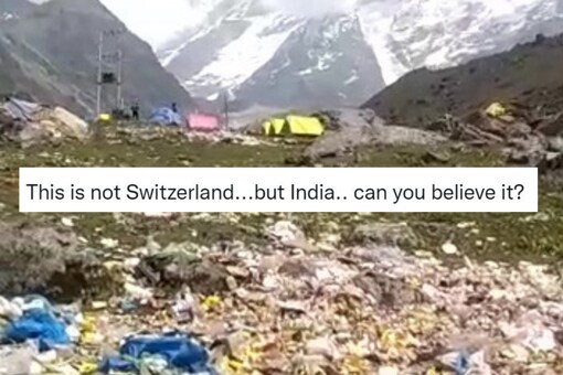 Tents are lined up and discarded plastic bags and bottles galore, giving the place the appearance of a garbage dump. (Photo: ANI)