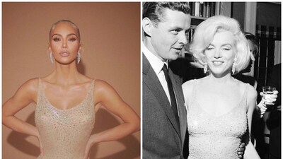 This is How Kim Kardashian Lost 7kgs to fit into Marilyn Monroe's Vintage  Dress | Lifestyle News - News18