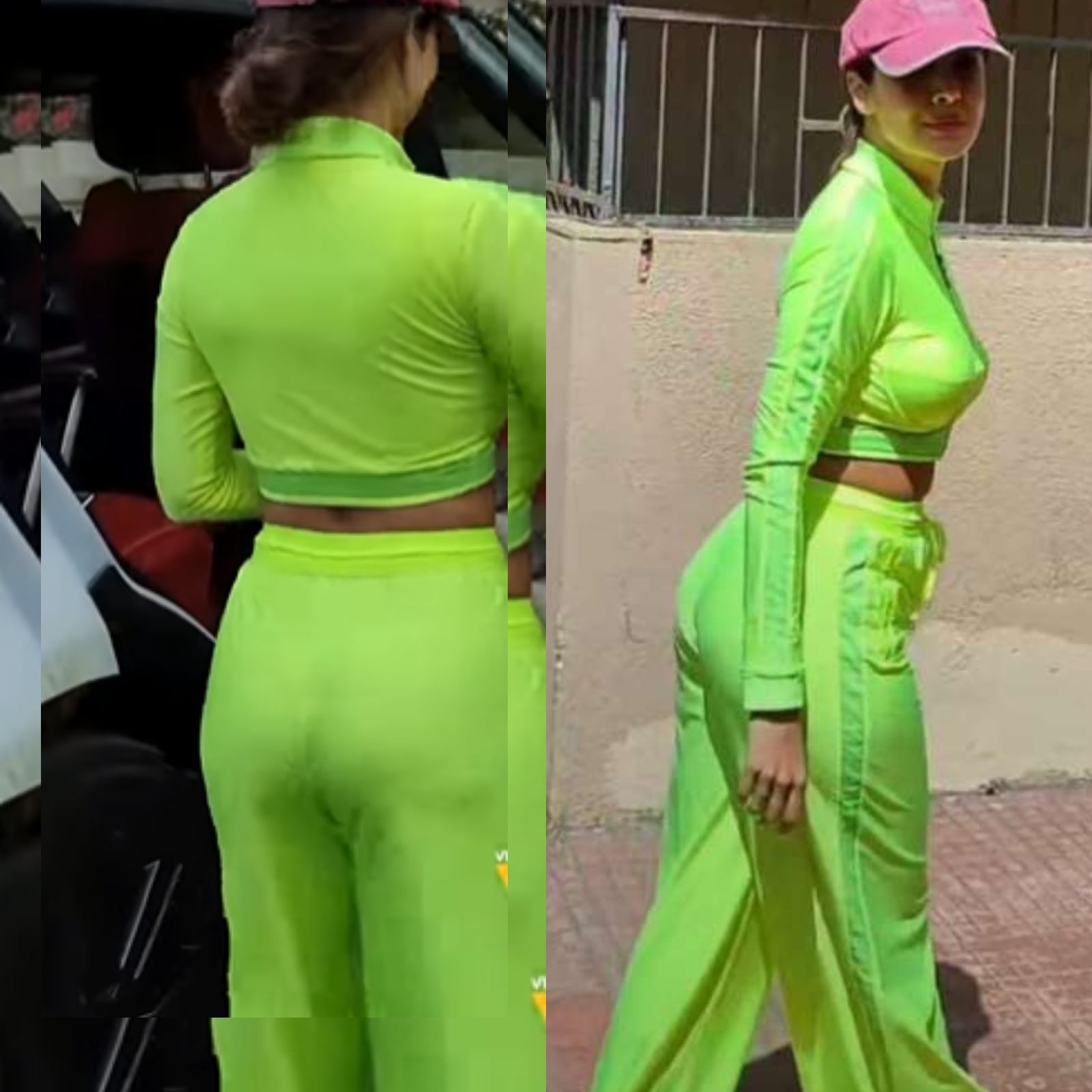 Malaika Arora is ravishing in spaghetti top and neon green pants at the  gym. See pics - India Today
