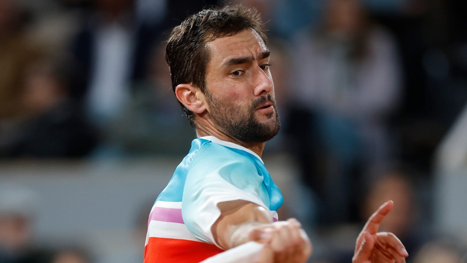 French Open 2022 Marin Cilic Downs Russian Second Seed Daniil Medvedev to Set Up Rublev Clash