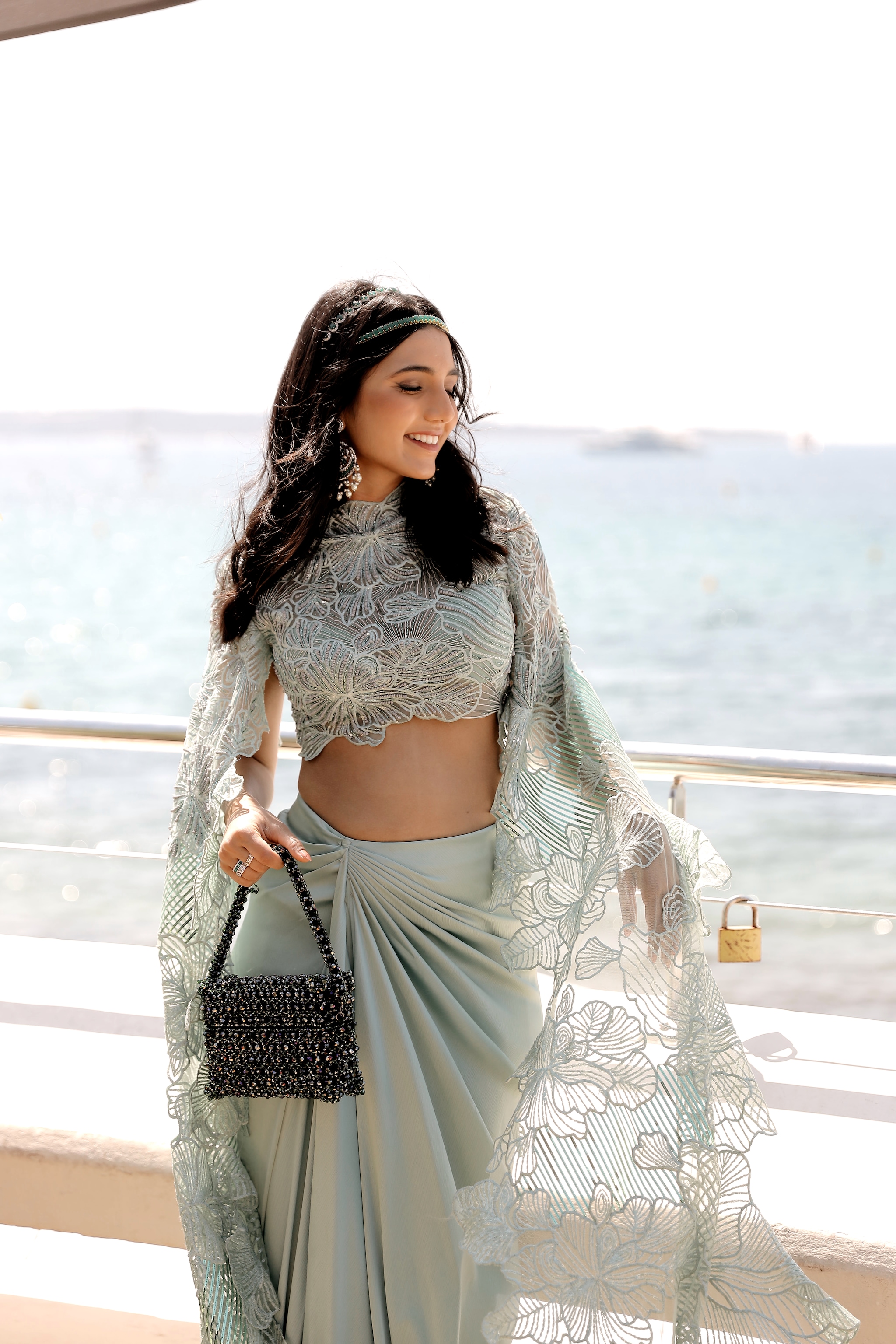 Taking her #SupportIndianDesigners initiative to Cannes, Masoom wore a piece from the collection of Indian designer Amit Agarwal.