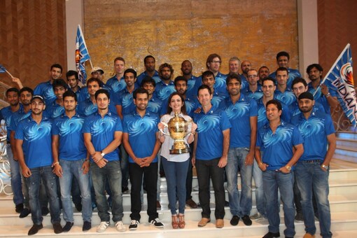 On this day in 2013, Rohit Sharma-led Mumbai Indians had won their maiden IPL title defeating Chennai Super Kings by 23 runs. (Image: Twitter/@mipaltan)
