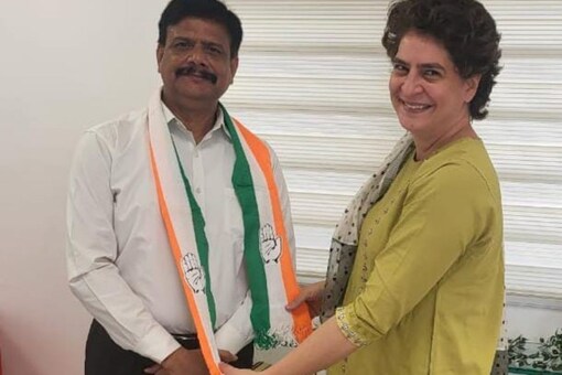 Dubey had met AICC General Secretary in-charge for Uttar Pradesh Priyanka Gandhi Vadra in Delhi a few days ago. (Image: Twitter/INC)