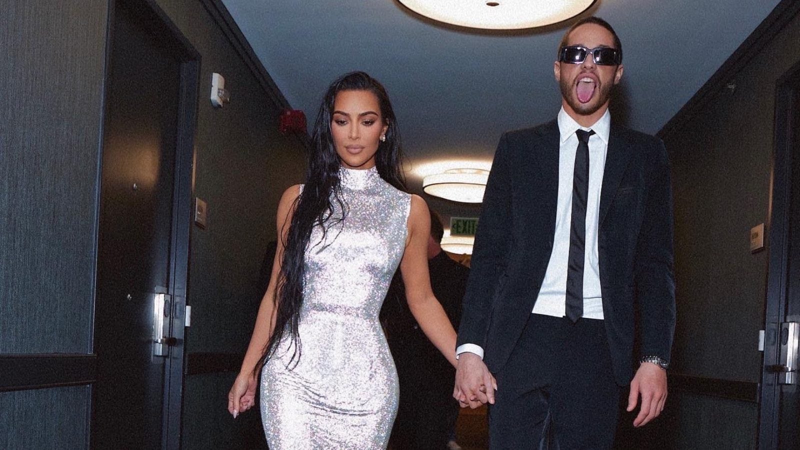 Kim Kardashian and Pete Davidson at White House Correspondents' Dinner were  all about glitzy bling - News18