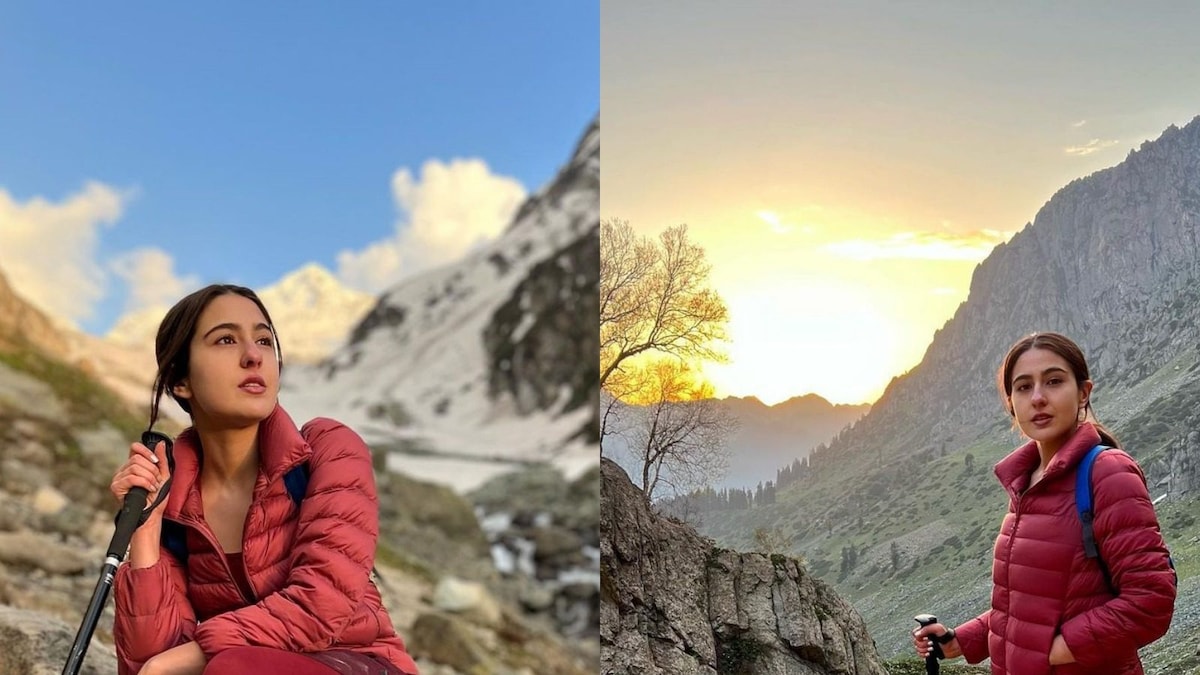 Sara Ali Khan Turns Into ‘Kashmir Ki Kali’; Treats Fans to Mesmerising Glimpses Of Snow-Clad Mountains