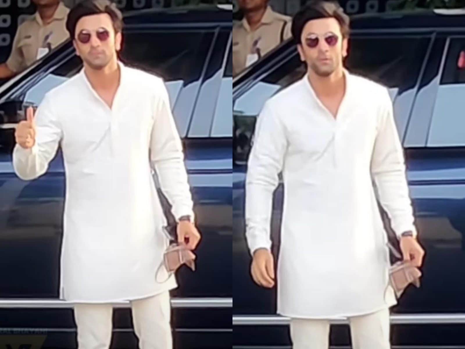 Ranbir Kapoor Makes Style Statement in White Kurta, Fan Says 'Only