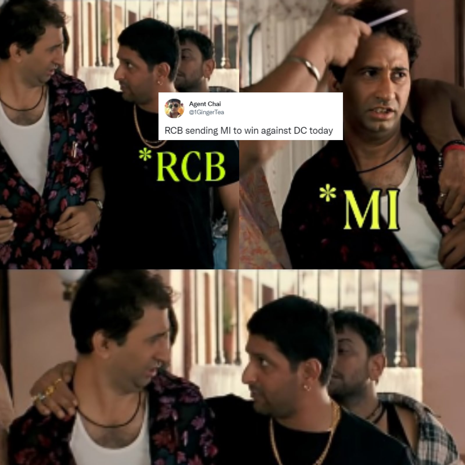 RCB Fans Feed 'Dahi Shakkar' to Mumbai Indians to Keep Their Hopes Alive for IPL Playoffs RCB Fans Feed 'Dahi Shakkar' to Mumbai Indians to Keep Their Hopes Alive for IPL Playoffs