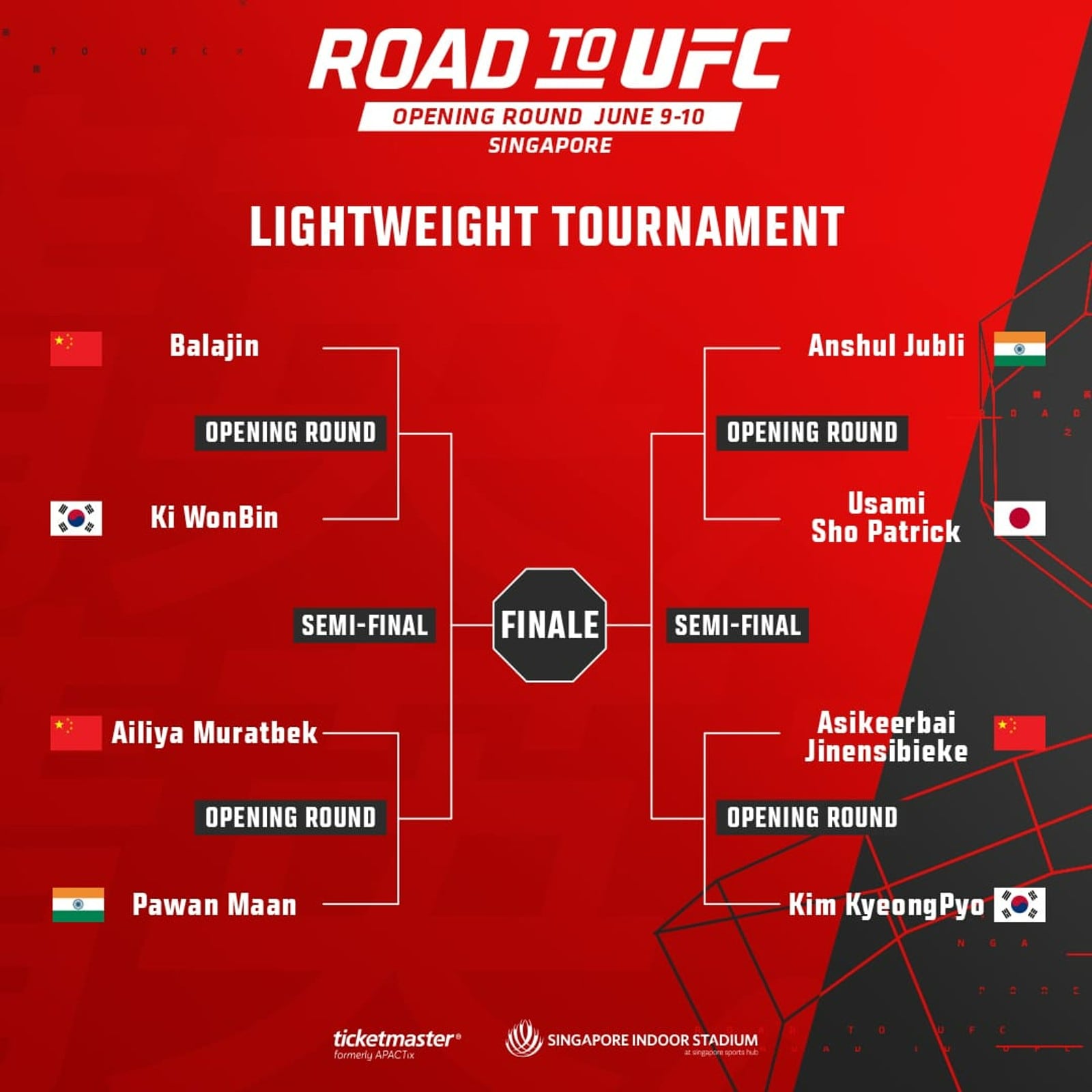 Road to UFC Opening Round Bouts Announced | Sports News - News18