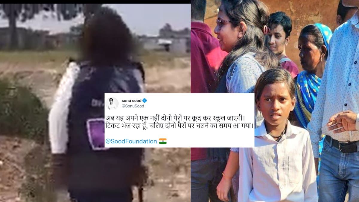 1200px x 675px - Bihar Girl Who Hopped to School Gets Artificial Limb after Video Goes Viral  - News18