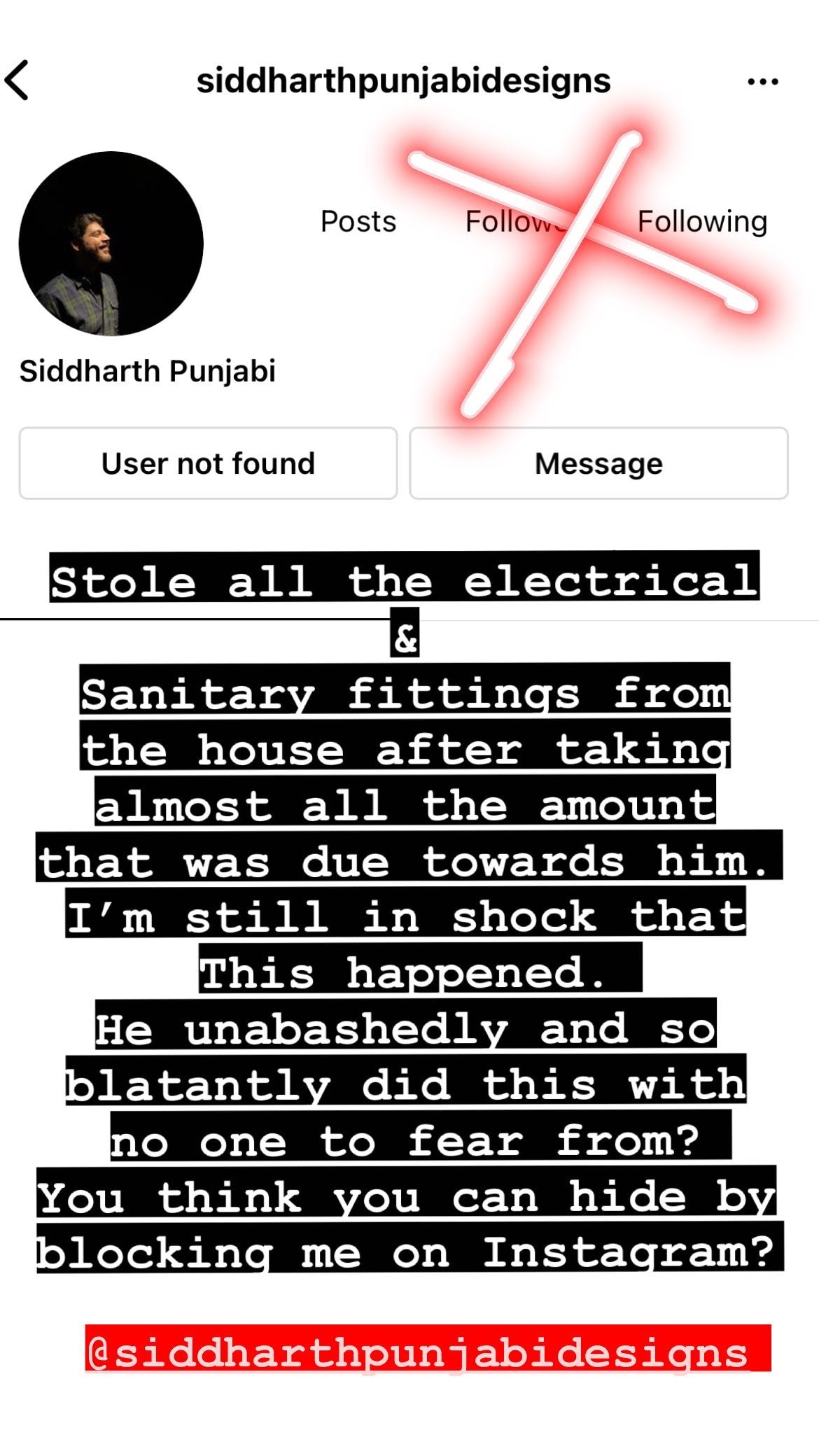 शारदा आर्य ने फ्रॉड इंटीरियर डिजाइनर की जानकारी साझा की
