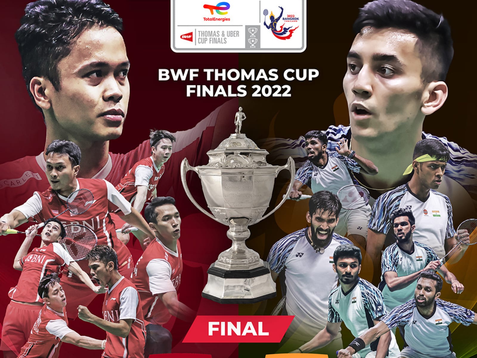 Thomas Cup Final Highlights Indian Mens Badminton Team Beat Indonesia 3-0 to Win Maiden Title