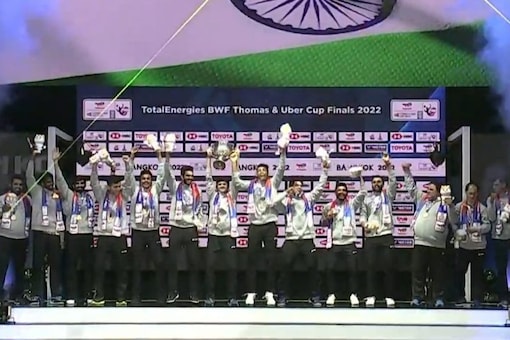 Team India. Thomas Cup Champions (Twitter)