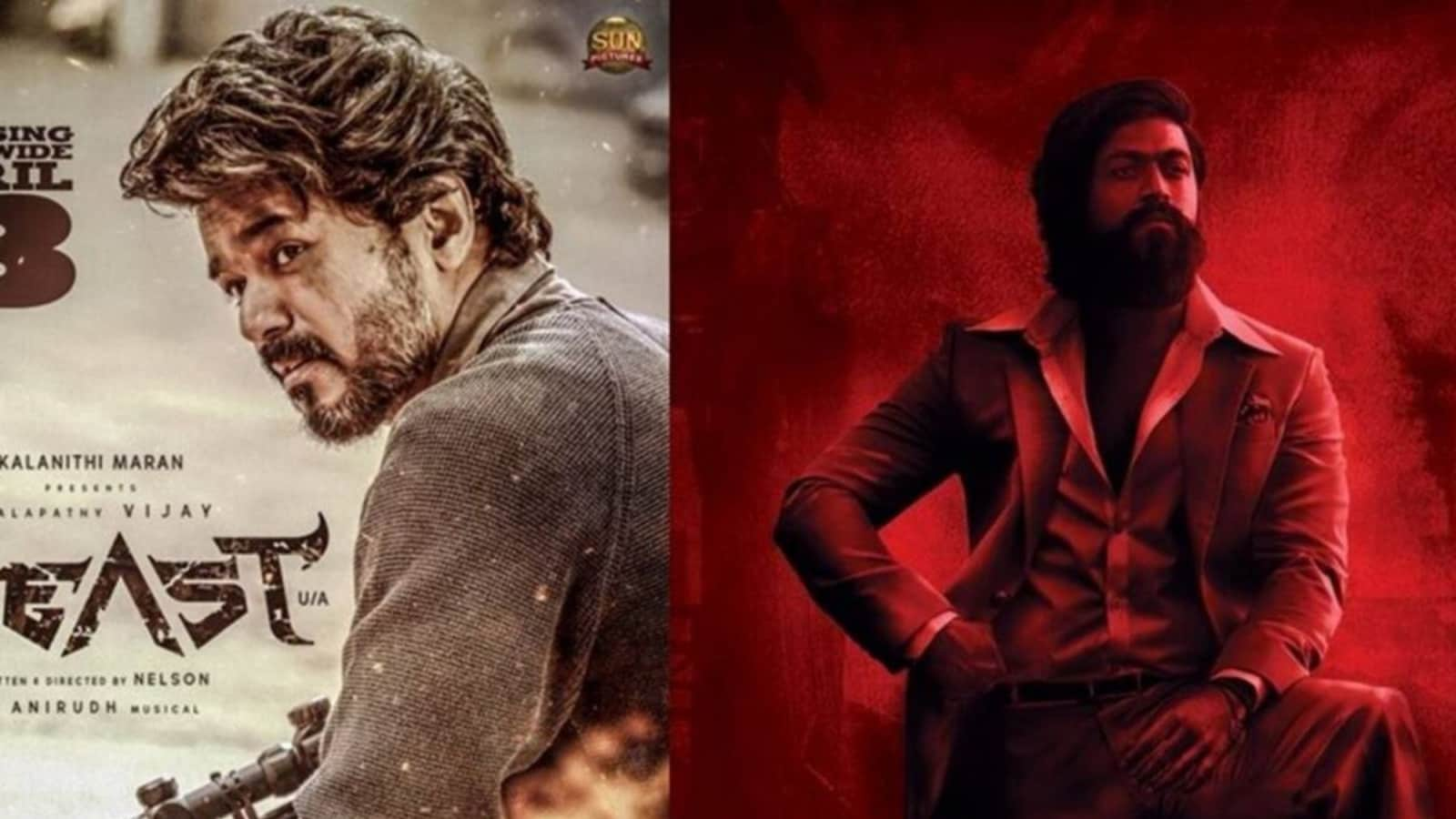 Vijay s Beast Dropped in Kerala Theatres Yash s KGF 2 Continues