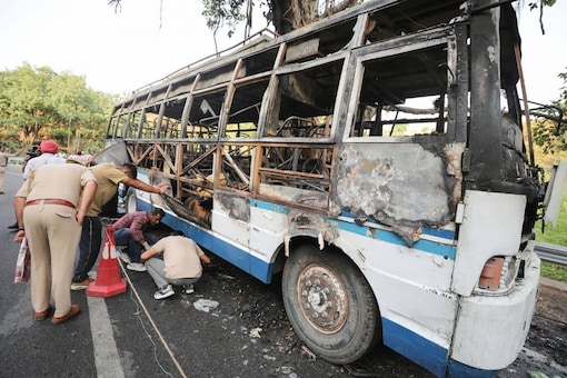 Sticky bombs were used in the bus which had caught fire after a mysterious explosion in Katra. (PTI)
