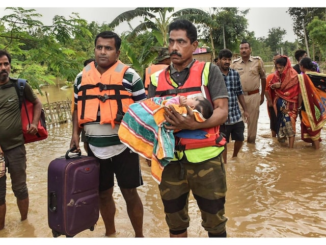 40 personnel of SDRF have also been deputed for rescue operations in the flood-affected areas of Assam. File pic/PTI