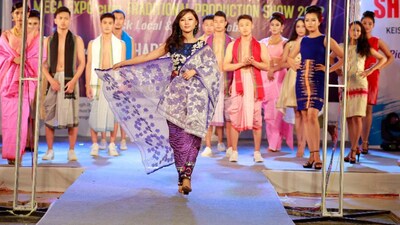 Manipur: Models Showcase Traditional Costumes Woven by the Differently  Abled | India News - News18