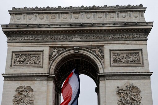 A general view shows the Arc de Triomphe, during the ceremonies marking the Allied victory against Nazi Germany and the end of World War II in Europe (VE Day), in Paris, France, May 8, 2022. (Representational image from REUTERS)
