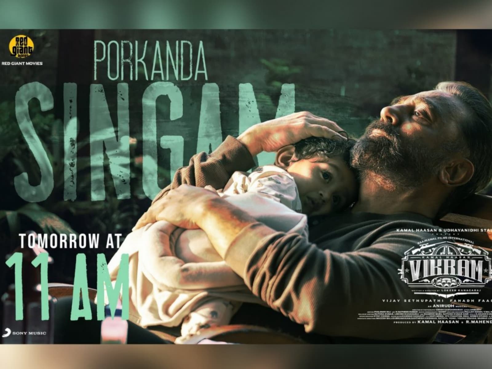 Lyrical Video Of Porkanda Singam From Kamal Haasan's Vikram Released