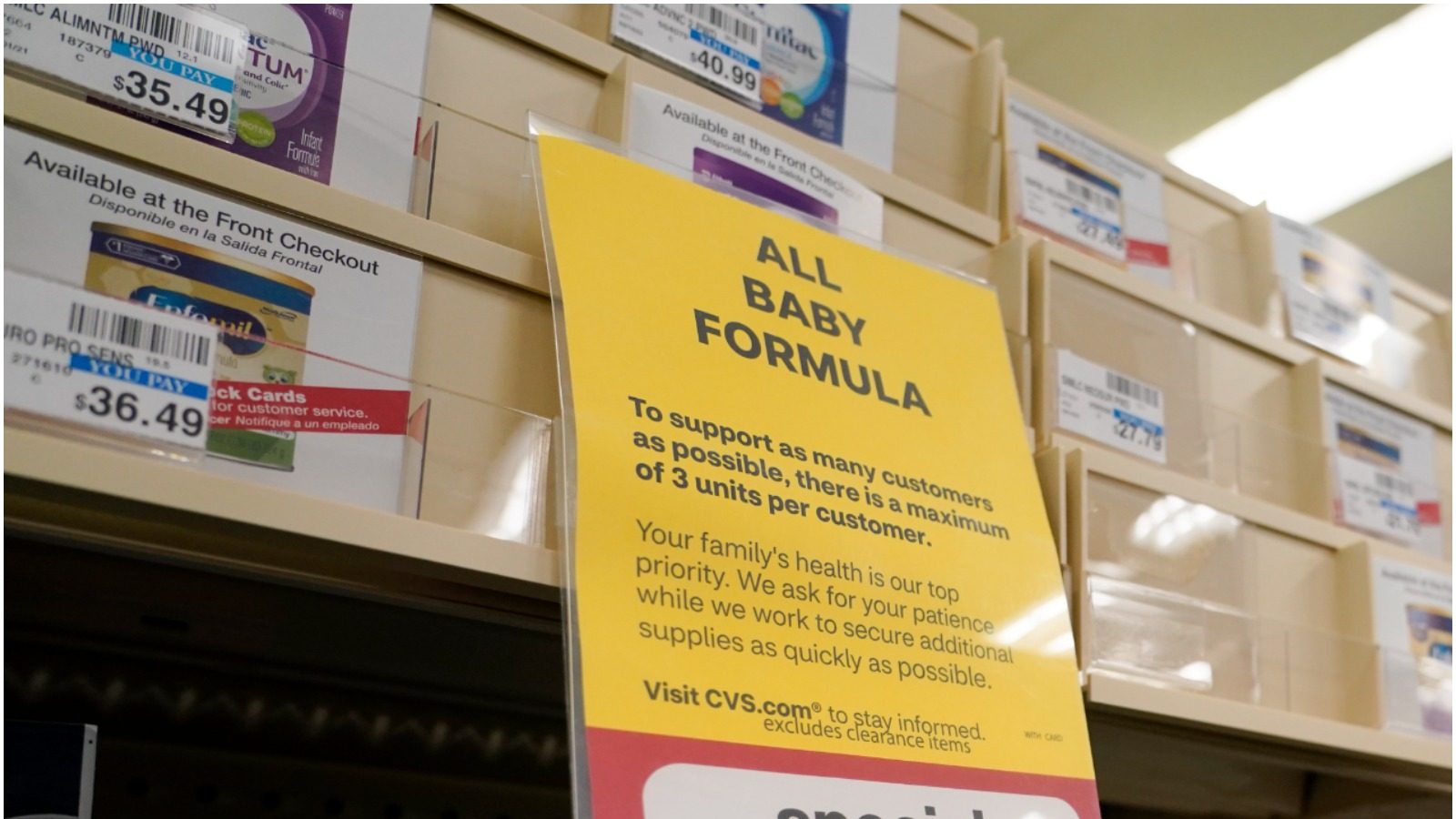 EXPLAINER What's Behind the Baby Formula Shortage in the US?