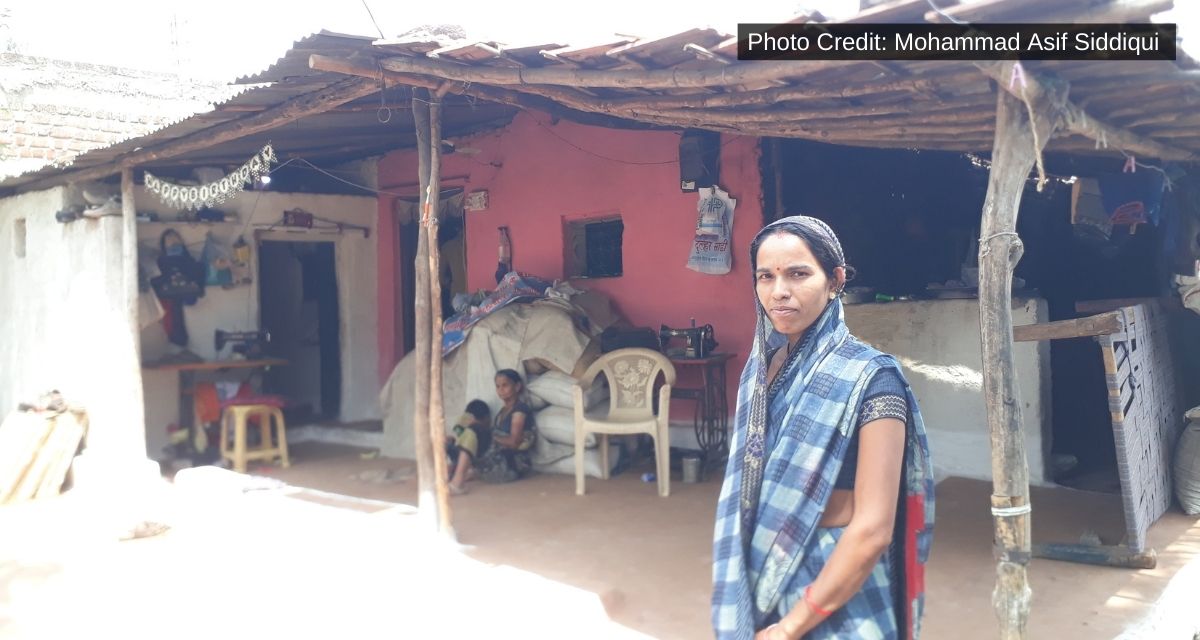 Vandana Barkhane coordinates with more than 30 Self Help Groups in the village. (Image: Mohammad Asif Siddiqui) 