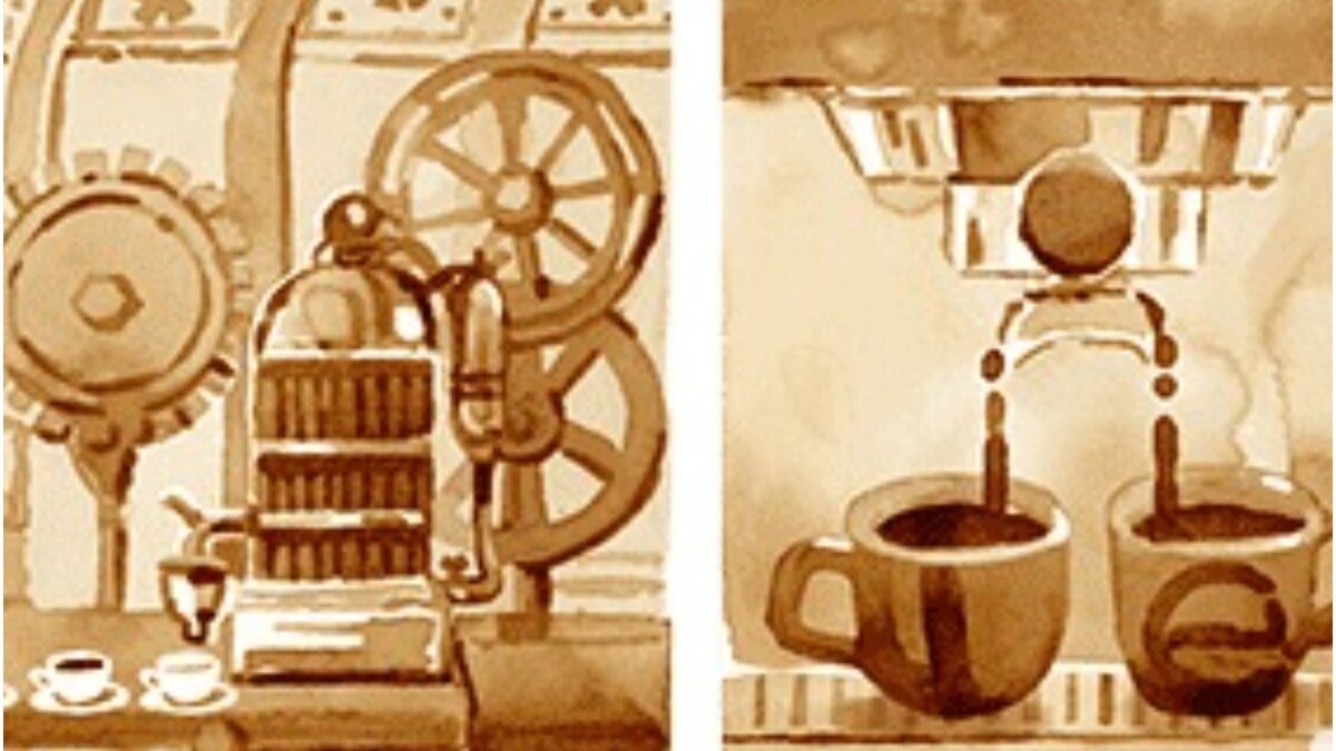 Google Doodle Celebrates Espresso Coffee Machine Inventor Angelo