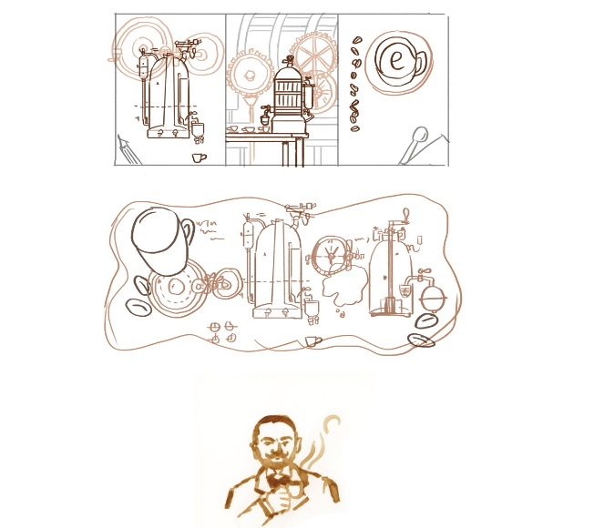 Google Doodle Celebrates Espresso Coffee Machine Inventor Angelo
