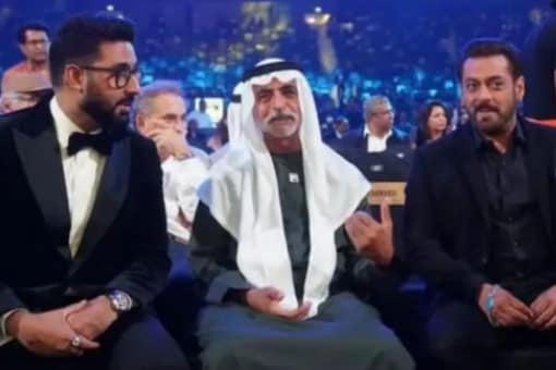 Abhishek Bachchan and Salman Khan at IIFA 2022.