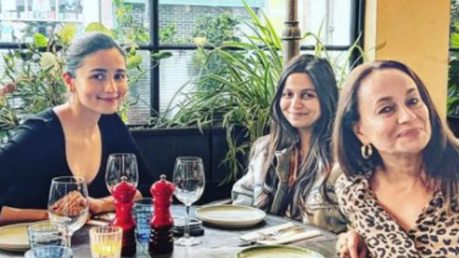Alia Bhatt, Shaheen Bhatt Go for Lunch Date with Mom Soni Razdan in ...