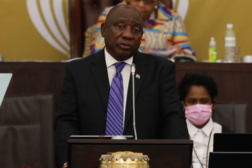 South African President Cyril Ramaphosa addresses parliament in Cape Town, South Africa. (Image: AP file)