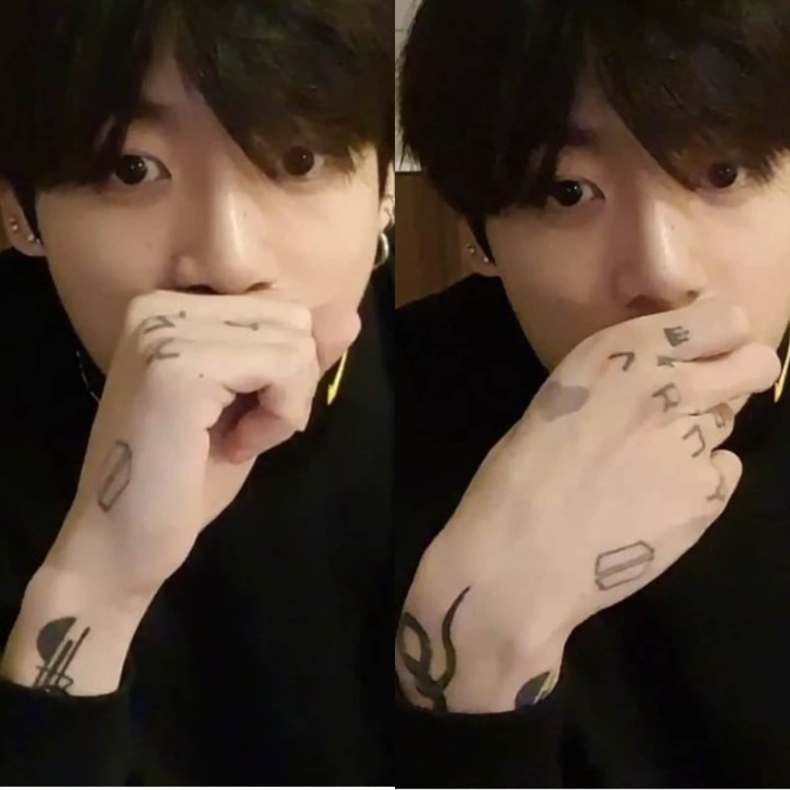 Jungkook Assures BTS Is Not Disbanding; Golden Maknae Gives Glimpse of Two  New Tattoos In VLive