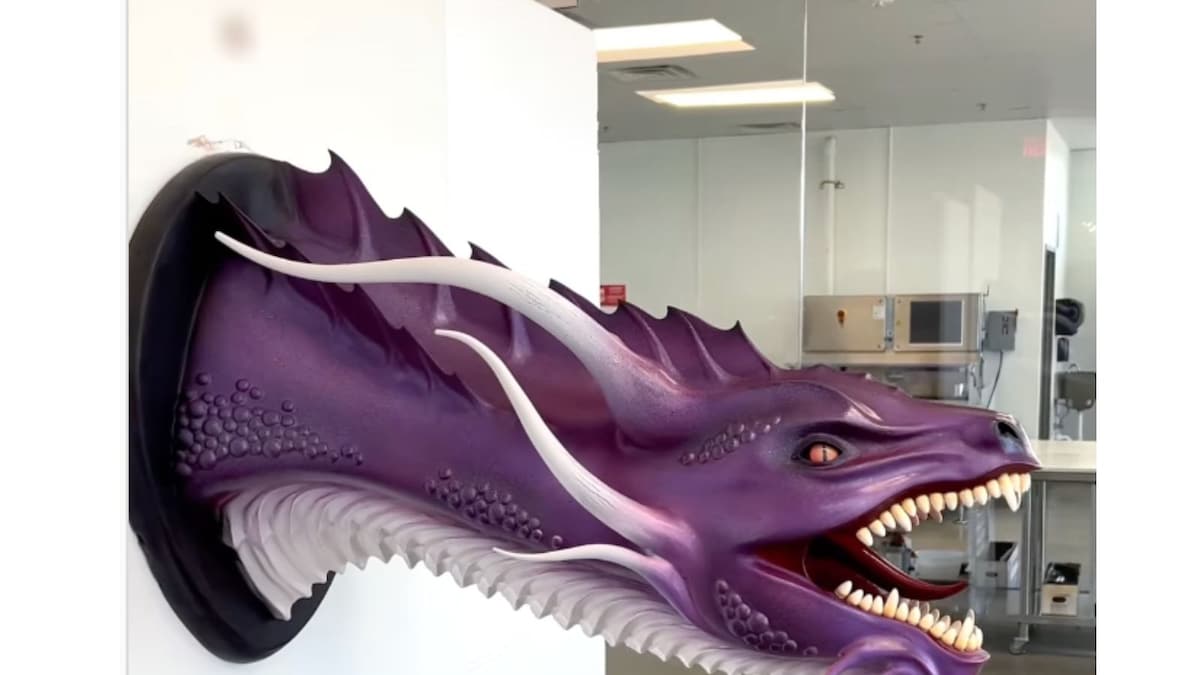 WATCH: Chef Creates Hyperreal Chocolate Dragon With Smoke Pouring from its Mouth