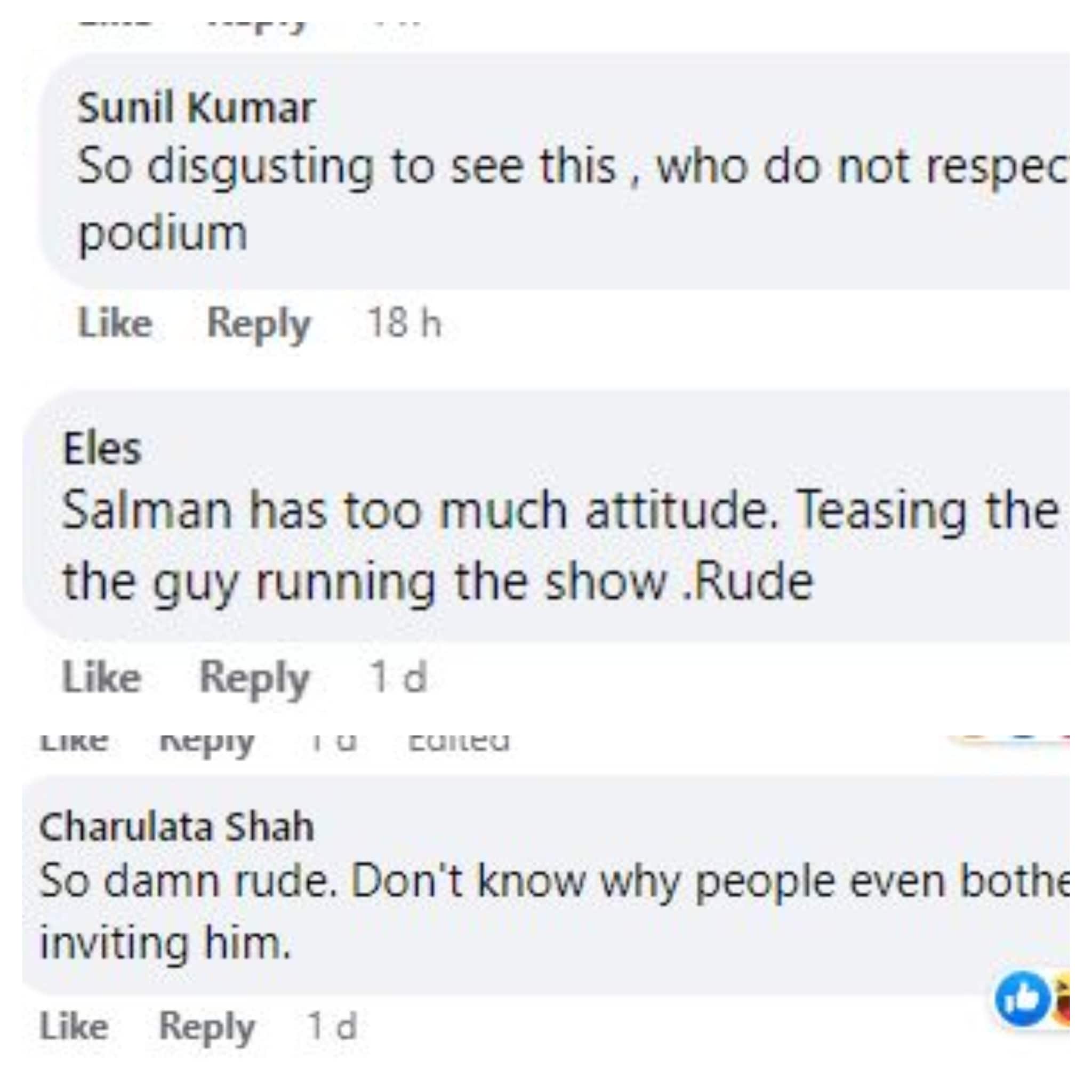 Netizens Are Upset and Disappointed With Salman Khan 