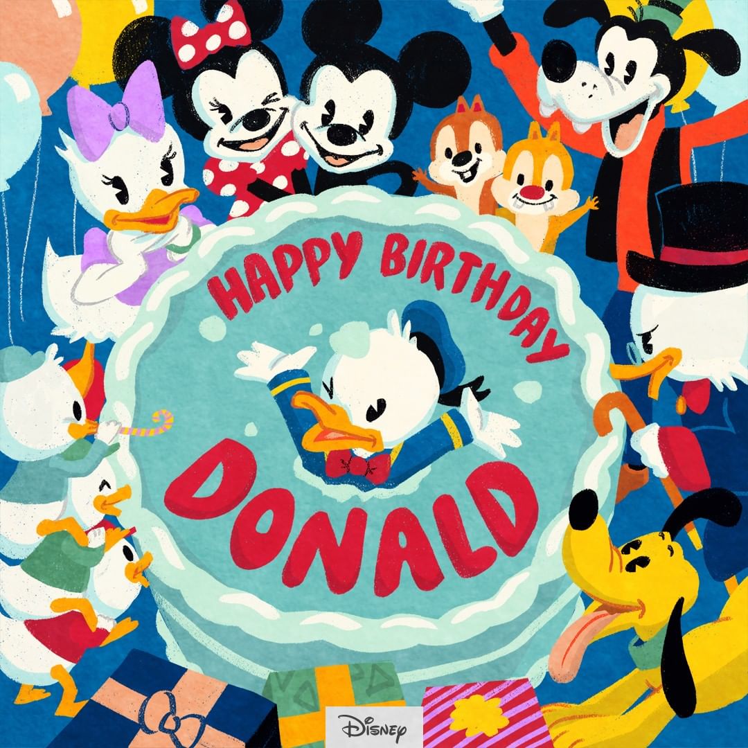 Disney posted this image on Donald Duck's birthday. (Image: Instagram/Disney)